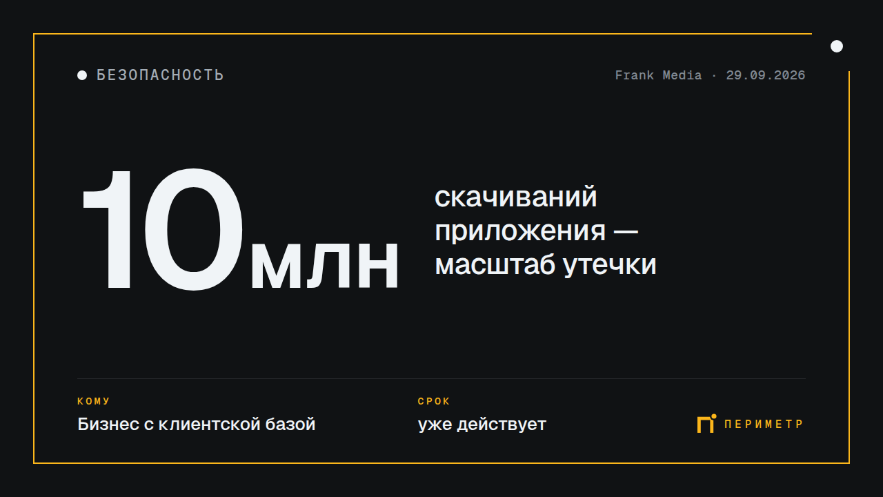 Утечка данных у крупной сети — напоминание проверить свою защиту
