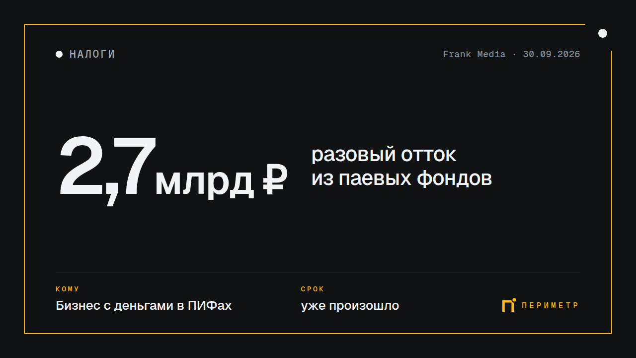 Налоговые инициативы Минфина спугнули деньги из ПИФов
